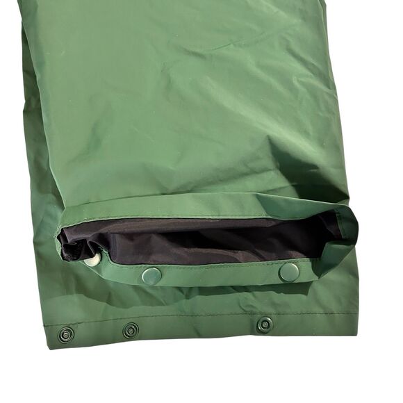 Columbia Men's LARGE Rain Pants Forest Green PVC Fishing Hiking Outdoor Water - Picture 9 of 10